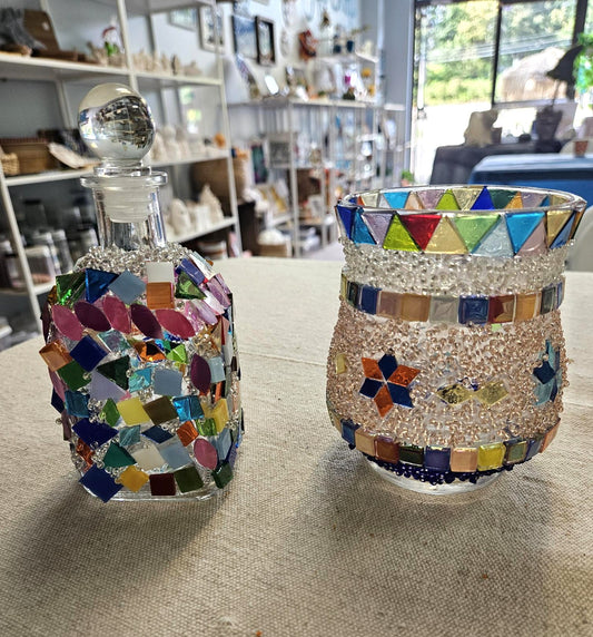 Oct. 9th | Turkish Mosaic Glass Candle Holder