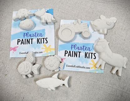 3D Sea life or Dinosaur paint kits