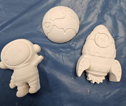 3D Sea life or Dinosaur paint kits