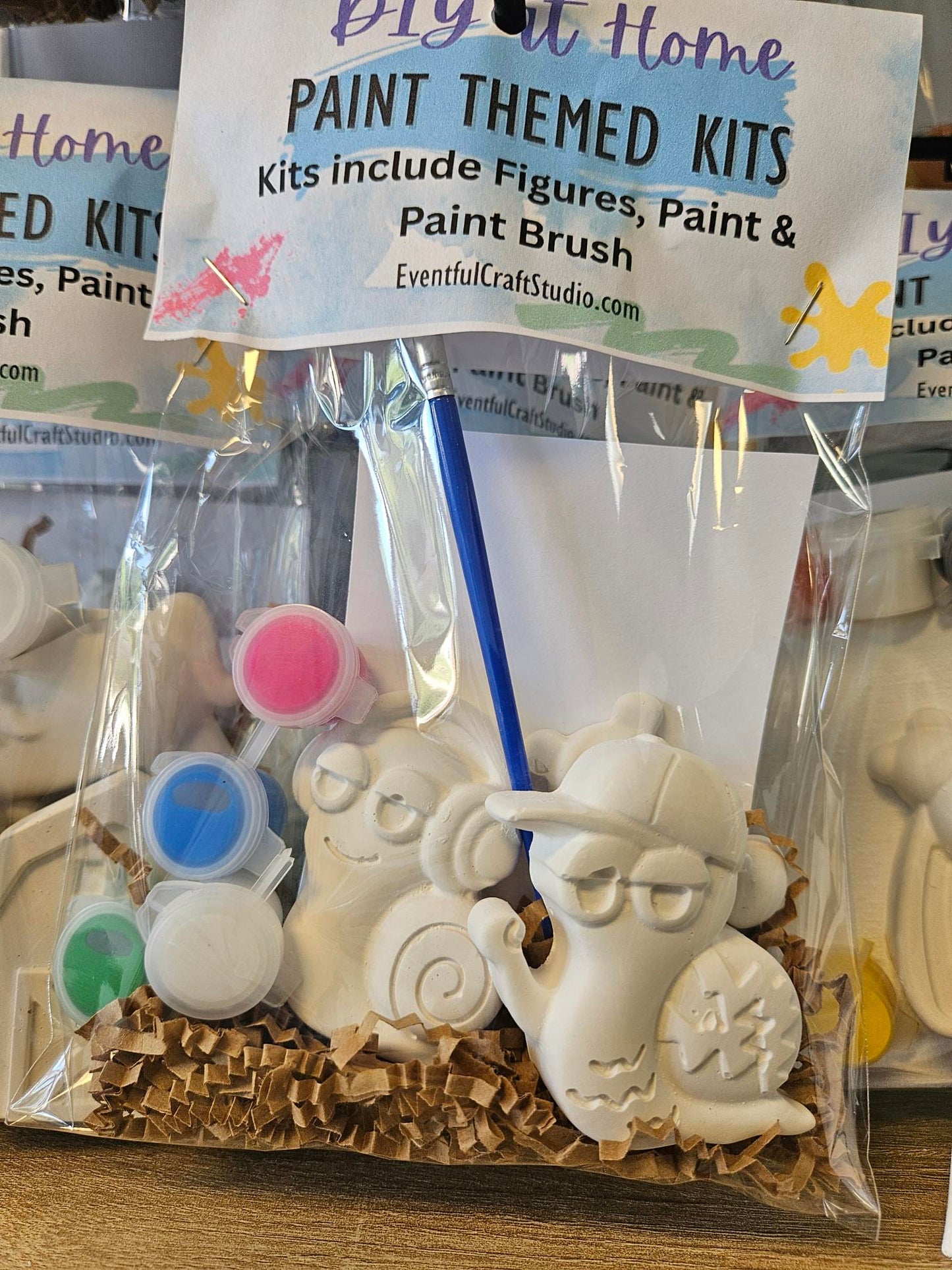 3D Sea life or Dinosaur paint kits