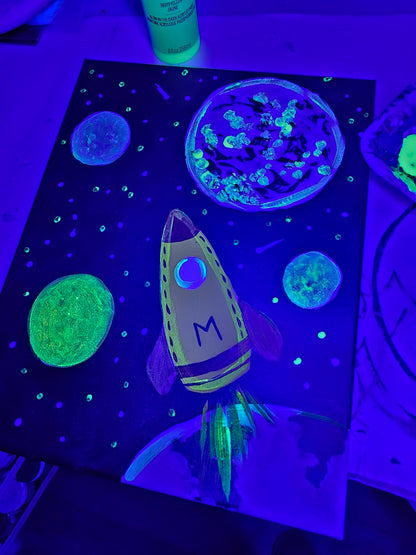 March 15 | Glow in The Dark Paint Party