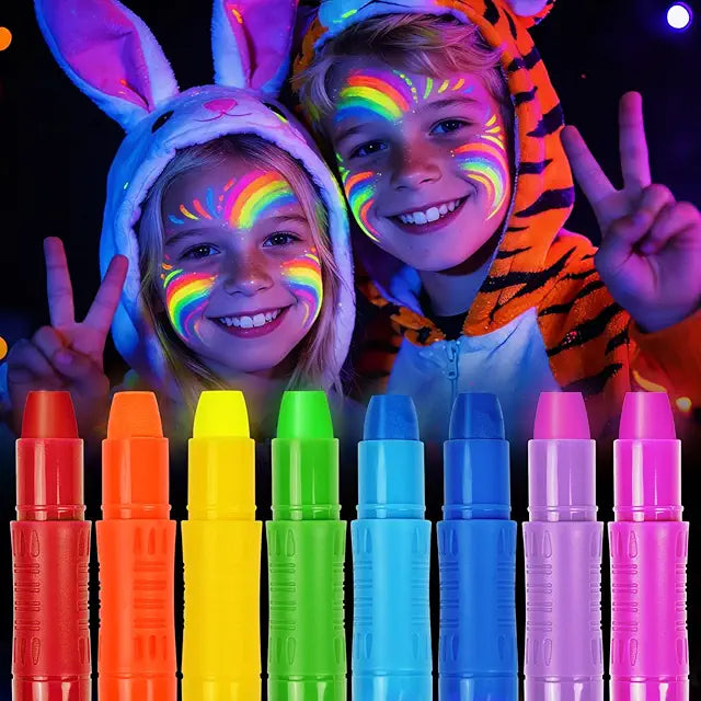 Glow in the Dark Face paint sticks