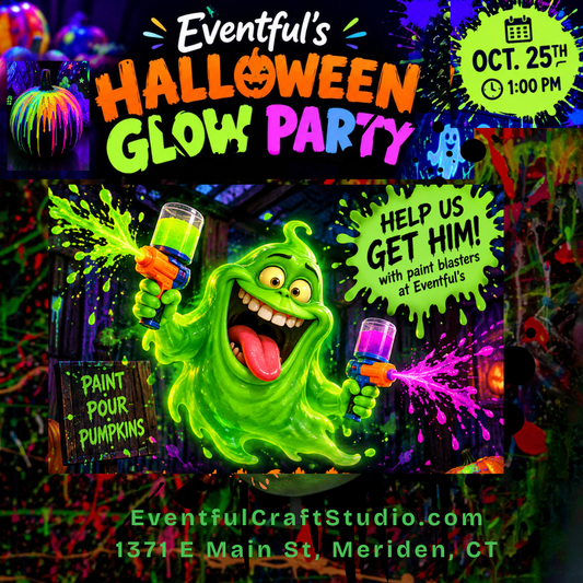 Oct. 25th| Halloween Glow Splat & Craft Party
