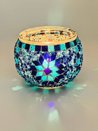 Aug. 9th | Turkish Mosaic Glass Candle Holder