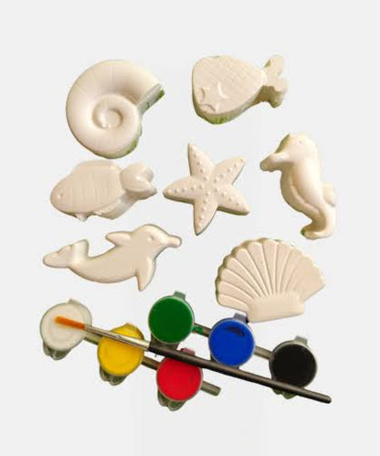 3D Sea life or Dinosaur paint kits